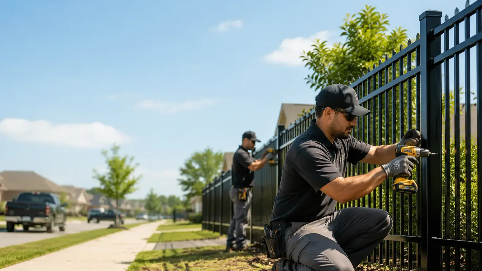 Metal Fence Installation in New London, TX